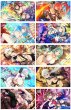 画像4:  【予約商品】  カーテン魂　シノビマスター 閃乱カグラ NEW LINK ラバーマット（焔／紅勾の焔） 【26年2月上旬発売】 (4)