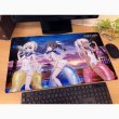 画像2:  【予約商品】  カーテン魂　劇場版「Fate/kaleid liner プリズマ☆イリヤ Licht 名前の無い少女」 描き下ろしラバーマット（イリヤ＆美遊＆クロエ／セーラー水着） 【26年2月上旬発売】    (2)