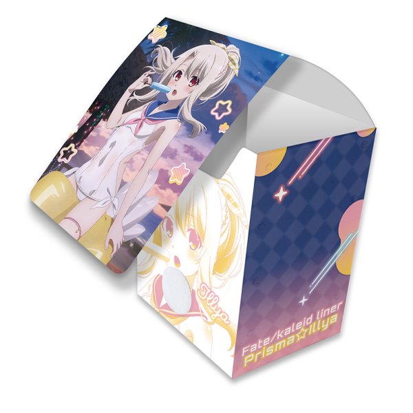 画像1:  【予約商品】  カーテン魂　劇場版「Fate/kaleid liner プリズマ☆イリヤ Licht 名前の無い少女」 描き下ろしデッキケース（イリヤ／セーラー水着） 【26年2月上旬発売】    (1)
