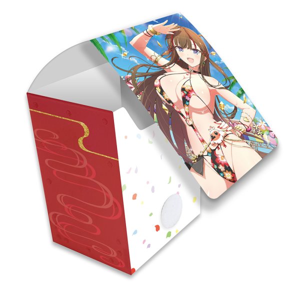 画像1:  【予約商品】  カーテン魂　シノビマスター 閃乱カグラ NEW LINK デッキケース（鴇／人気投票新乳祭） 【26年2月上旬発売】 (1)