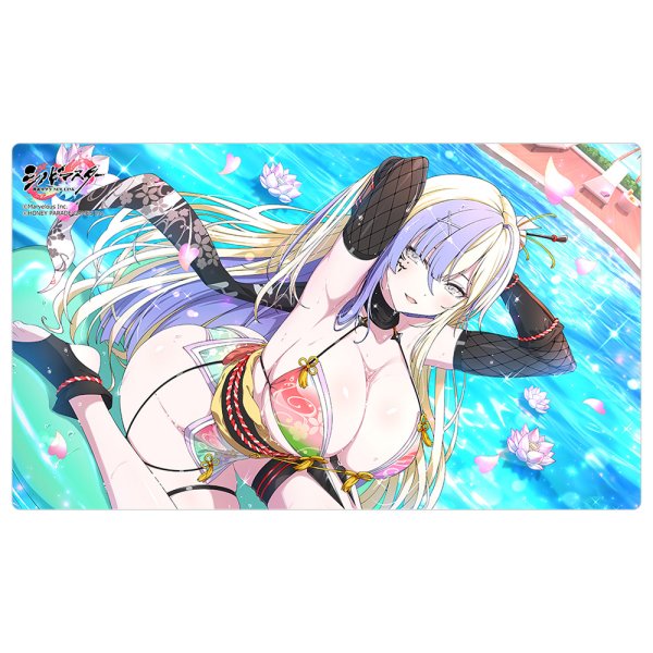 画像1:  【予約商品】  カーテン魂　シノビマスター 閃乱カグラ NEW LINK ラバーマット（睡蓮／NEWコレクション） 【26年2月上旬発売】 (1)