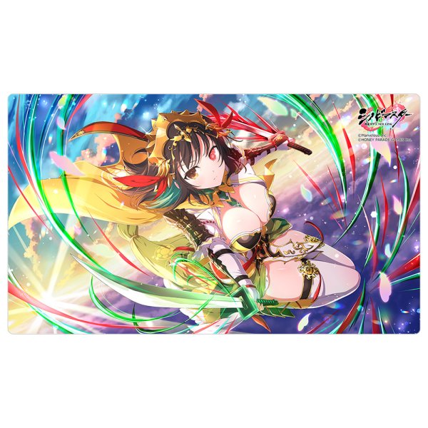 画像1:  【予約商品】  カーテン魂　シノビマスター 閃乱カグラ NEW LINK ラバーマット（飛鳥／神影の飛鳥） 【26年2月上旬発売】 (1)