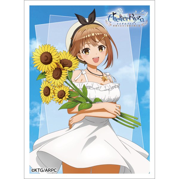 画像1:  【予約商品】  カーテン魂　ライザのアトリエ スリーブ（ライザ／白ワンピース）（65枚入り） 【26年2月上旬発売】 (1)