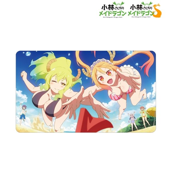 画像1:  【予約商品】  アルマビアンカ　TVアニメ「小林さんちのメイドラゴン」シリーズ トール&ルコア マルチデスクマット 【26年1月中旬発売】    (1)