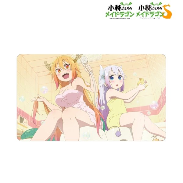 画像1:  【予約商品】  アルマビアンカ　TVアニメ「小林さんちのメイドラゴン」シリーズ トール&カンナ マルチデスクマット 【26年1月中旬発売】    (1)