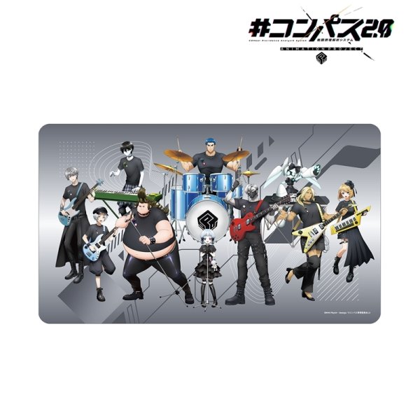 画像1:  【予約商品】  アルマビアンカ　#コンパス2.0 戦闘摂理解析システム 描き下ろし 集合 ロックバンドver. マルチデスクマット 【26年1月中旬発売】 (1)