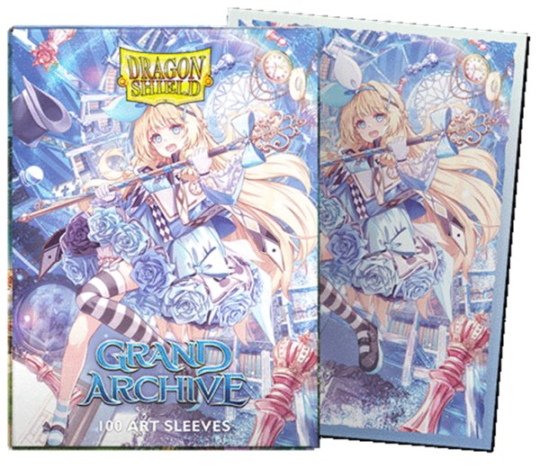 画像1:  【予約商品】  AT-16169 Alice, Golden Queen　License Sleeves - Standard size ライセンススリーブ　スタンダードサイズ（100枚入り） 【25年12月上旬発売】 (1)
