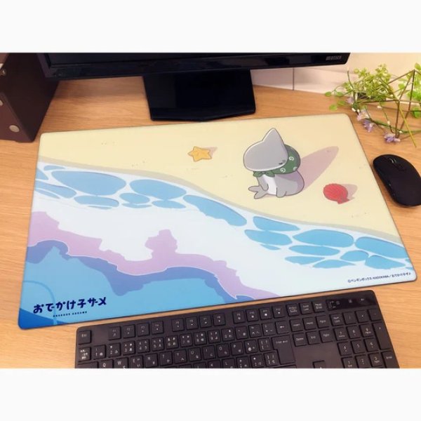 画像2:  【予約商品】  おでかけ子ザメ　ラバーマット（砂浜） 【26年2月上旬発売】 (2)