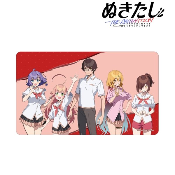 画像1:  【予約商品】  アルマビアンカ　ぬきたし THE ANIMATION NLNS マルチデスクマット 【25年12月中旬発売】 (1)