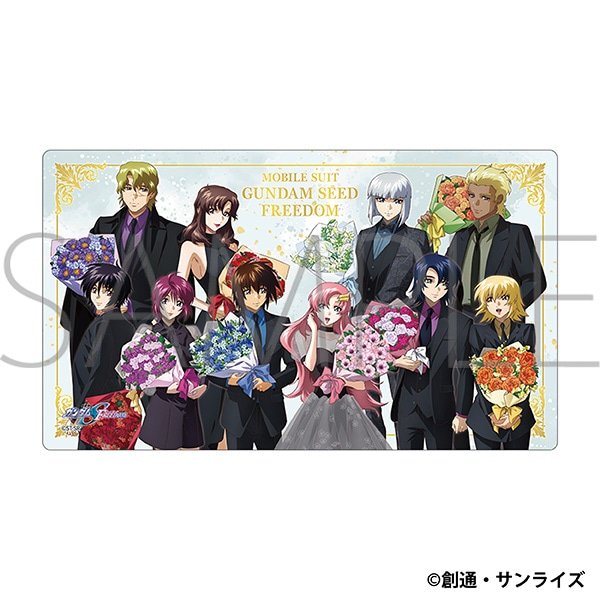 画像1:  【予約商品】  ムービック 「機動戦士ガンダムSEED FREEDOM（劇場版）」マルチプレイマット／〈花束〉 【25年12月13日発売】 (1)