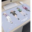 画像2:  【予約商品】  アルマビアンカ　ガールズバンドクライ 描き下ろし ダイヤモンドダスト 集合 私服ver. マルチデスクマット 【25年12月中旬発売】 (2)
