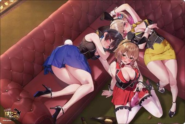 画像1:  【予約商品】  ブシロード ラバーマットコレクション V2 Vol.1857　『へべれけ ばにーがーでん』 【25年12月19日発売】    (1)