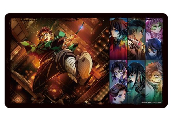 画像1:  【予約商品】  アルマビアンカ　アニメ「鬼滅の刃」 ティザービジュアル マルチデスクマット 【26年1月下旬発売】 (1)