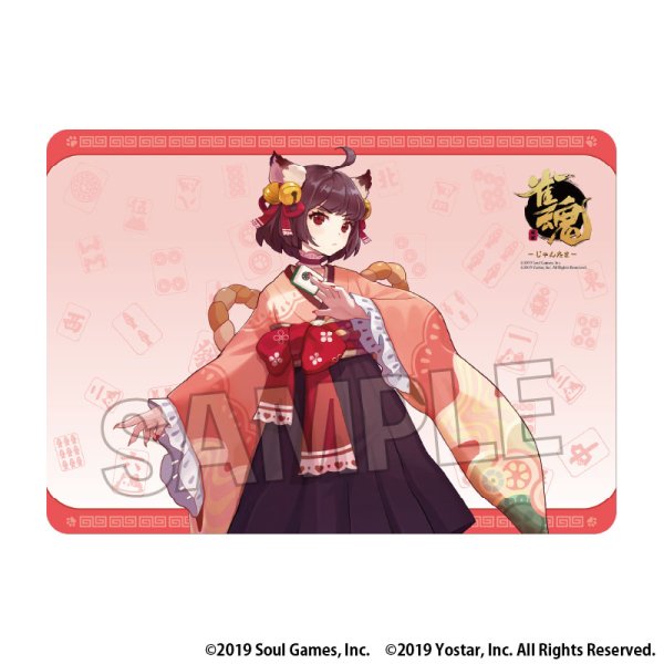 画像1:  【予約商品】  PROOF 雀魂-じゃんたま- イラストプレイマットNT 一姫 【26年1月発売】    (1)