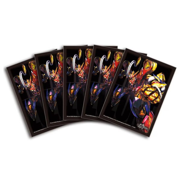 画像2:  【再入荷予約商品】  デュエル・マスターズ DXカードスリーブ 轟く邪道レッドゾーン　（64枚入り） 【26年4月下旬再入荷】 (2)