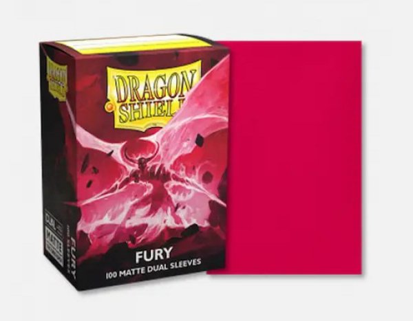 画像1:  【再販予約商品】  AT-15055　DS100 Dual Matte Fury フューリー - スタンダードサイズ -（100枚入り） 【25年12月再販】 (1)