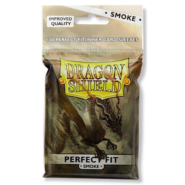 画像1:  【再販予約商品】  ドラゴンシールド 13023 DS Perfect Fit Standard Size - Smoke パーフェクトフィット（スリーブ）スモーク（100枚入り） 【25年12月再販】 (1)