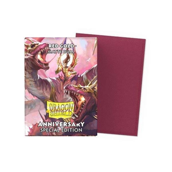 画像1:  【再販予約商品】  AT-15065　DS100 Dual Matte+Special Edition Red Gold レッドゴールド- スタンダードサイズ -（100枚入り） 【25年12月再販】 (1)