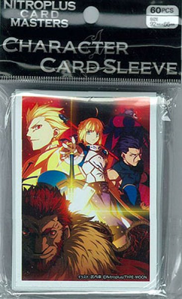 画像1:  【倉庫在庫】 NITROPLUS CARD MASTERSカードスリーブ-Fate/Zero（60枚入り）    (1)