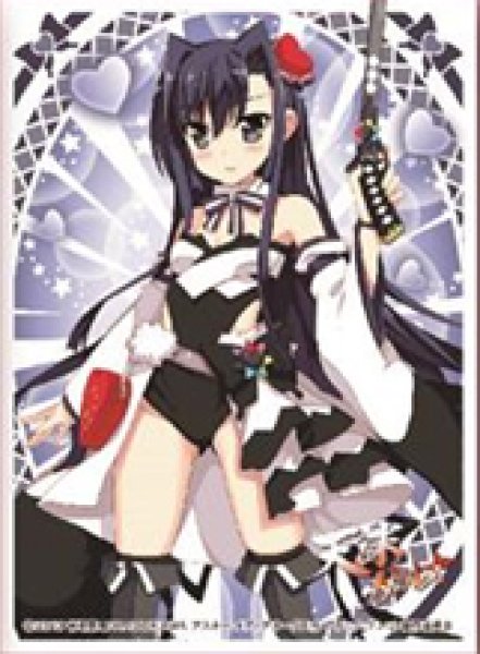 画像1:  【倉庫在庫】 きゃらスリーブコレクション 天誅ガールズ 天誅ブラック(No.301) （65枚入り） (1)