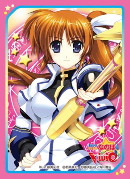 画像1:  【倉庫在庫】 キャラクタースリーブコレクション プラチナグレード 魔法少女リリカルなのはViVid「高町 なのは」Ver.2（60枚入り） (1)