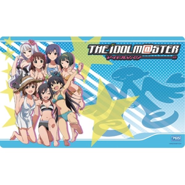 画像1:  【倉庫在庫】 バンダイ アイドルマスター フレキシブルラバーマット SUMMERバージョンA (1)