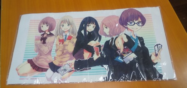 画像2:  【倉庫在庫】 CtBL2014 Trial dream egg LLC ラバーマット（秋★枝 先生・学生服） (2)