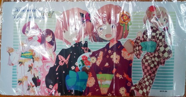 画像1:  【倉庫在庫】 CtBEvents Trial Winner ラバーマット（秋★枝 先生・着物） (1)