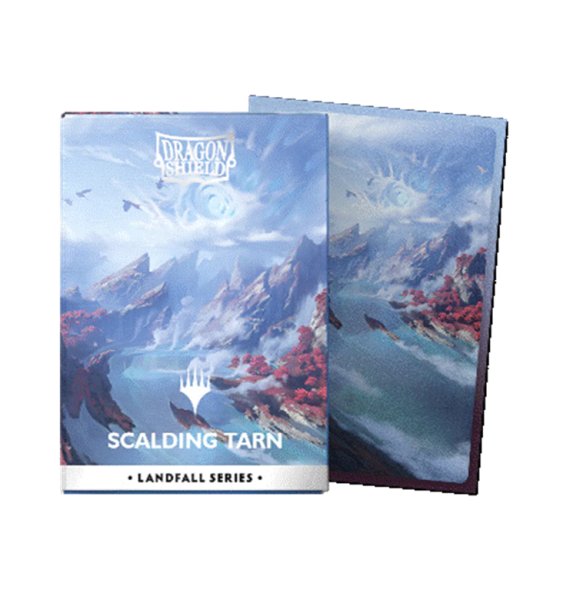画像1:  【予約商品】  AT-16503 Landfall Series - Scalding Tarn License Sleeves - Standard size（100枚入り） 【26年1月発売】    (1)