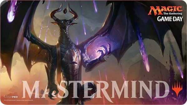 画像1: MTG ラバープレイマット 破滅の刻 GAME DAY「霰炎の責め苦/Torment of Hailfire」 #MH    (1)