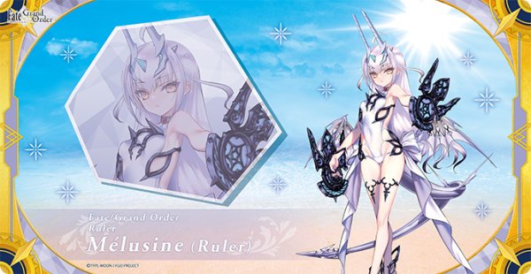 画像1:  【予約商品】  キャラクター万能ラバーマットスリム Fate/Grand Order「ルーラー/メリュジーヌ」 【26年3月28日発売】    (1)