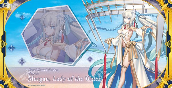画像1:  【予約商品】  キャラクター万能ラバーマットスリム Fate/Grand Order「キャスター/水妃モルガン」 【26年3月28日発売】    (1)