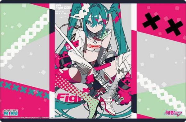 画像1:  【予約商品】  ブシロード ラバーマットコレクション V2 Vol.1910　『レーシングミク 2025Ver.』応援イラスト Round1 OKAYAMA 【25年12月26日発売】    (1)