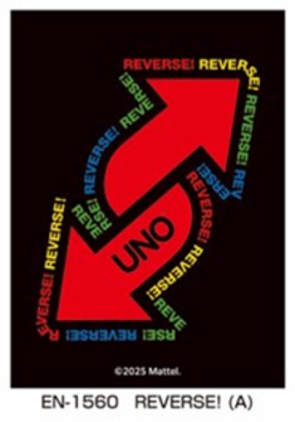画像1:  【予約商品】  UNO™　キャラクタースリーブ REVERSE! (A) (EN-1560）（65枚入り） 【26年2月27日発売】 (1)