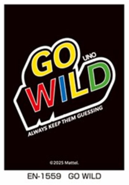 画像1:  【予約商品】  UNO™　キャラクタースリーブ GO WILD (EN-1559）（65枚入り） 【26年2月27日発売】 (1)