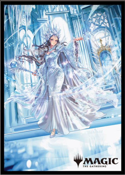 画像1:  【予約商品】  マジック：ザ・ギャザリング プレイヤーズカードスリーブ MTGS-357 DoKomi Promotion Card  《氷冠のヒルダ》（80枚入り） 【26年2月27日発売】    (1)