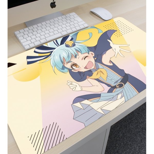 画像2:  【予約商品】  アルマビアンカ　劇場版『ゾンビランドサガ ゆめぎんがパラダイス』 星川 リリィ マルチデスクマット 【26年2月中旬発売】 (2)