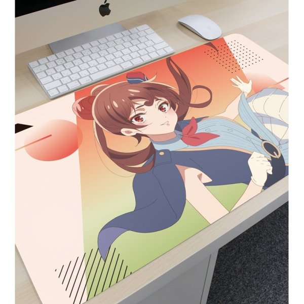 画像2:  【予約商品】  アルマビアンカ　劇場版『ゾンビランドサガ ゆめぎんがパラダイス』 ゆうぎり マルチデスクマット 【26年2月中旬発売】 (2)