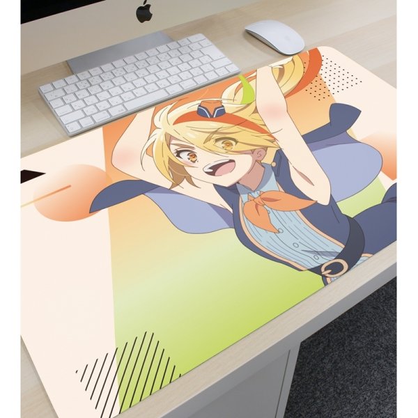 画像2:  【予約商品】  アルマビアンカ　劇場版『ゾンビランドサガ ゆめぎんがパラダイス』 二階堂 サキ マルチデスクマット 【26年2月中旬発売】 (2)