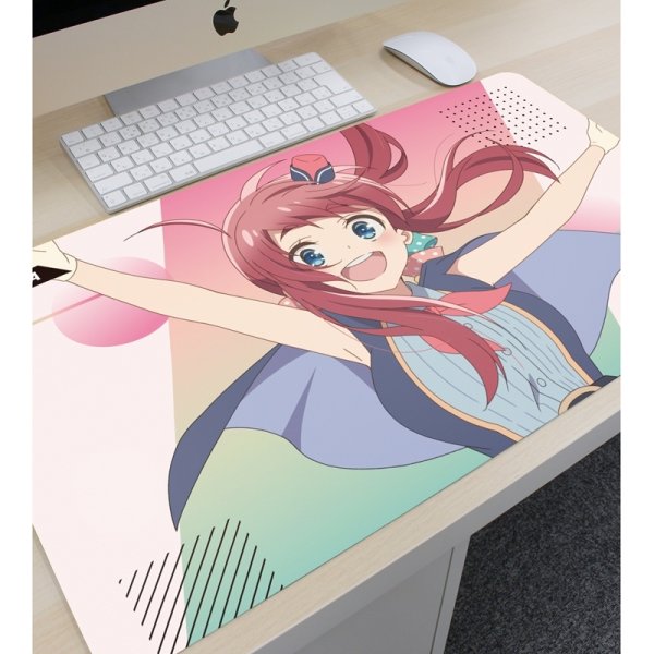 画像2:  【予約商品】  アルマビアンカ　劇場版『ゾンビランドサガ ゆめぎんがパラダイス』 源 さくら マルチデスクマット 【26年2月中旬発売】 (2)