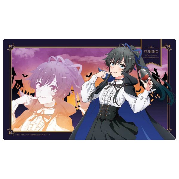 画像1:  【予約商品】  エムズファクトリー　やはり俺の青春ラブコメはまちがっている。完【描き下ろし】ラバーマット　雪ノ下雪乃(ハロウィン) 【26年2月発売】 (1)