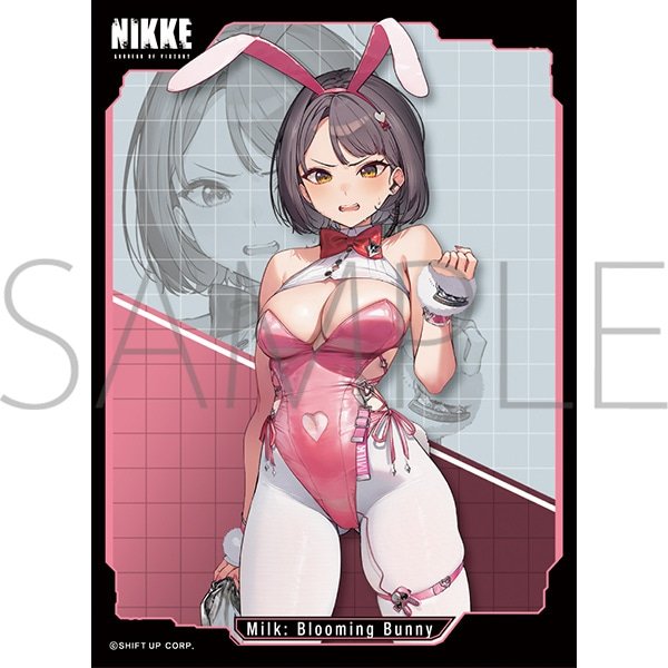 画像1:  【予約商品】  きゃらスリーブコレクション マットシリーズ　勝利の女神:NIKKE「ミルク：ブルーミングバニー」(No.MT2300)（65枚入り） 【26年2月13日発売】 (1)