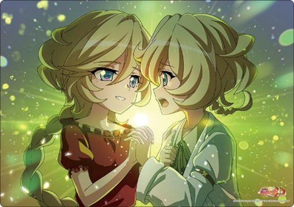 画像1:  【予約商品】  ブシロード ラバーマットコレクション V2 Vol.1931　戦姫絶唱シンフォギアXD UNLIMITED『エルフナイン&キャロル』 【26年2月13日発売】 (1)