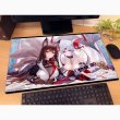 画像2:  【予約商品】  カーテン魂　アズールレーン ラバーマット（天城（空母）＆渡良瀬） 【26年3月上旬発売】 (2)