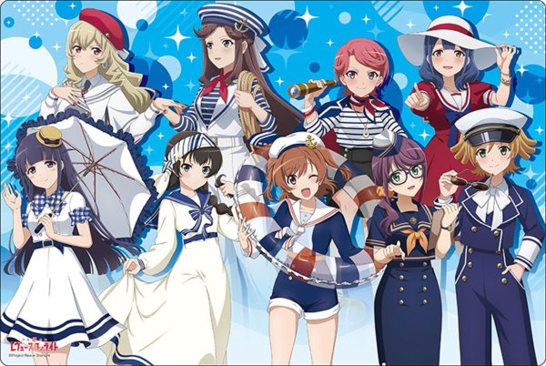 画像1:  【予約商品】  ブシロード ラバーマットコレクション V2 Vol.1822　『少女☆歌劇 レヴュースタァライト』レトロマリンver. 【26年2月6日発売】 (1)