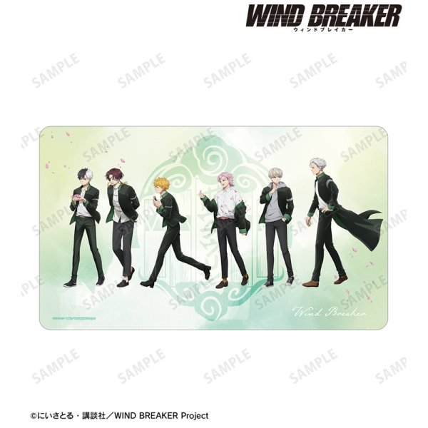 画像1:  【予約商品】  アルマビアンカ　TVアニメ『WIND BREAKER』 描き下ろし 集合 春の歩みver. マルチデスクマット 【26年2月下旬発売】 (1)