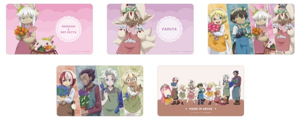 画像3:  【予約商品】  アルマビアンカ　メイドインアビス 烈日の黄金郷 描き下ろし 集合 花屋ver. マルチデスクマット 【26年3月中旬発売】 (3)