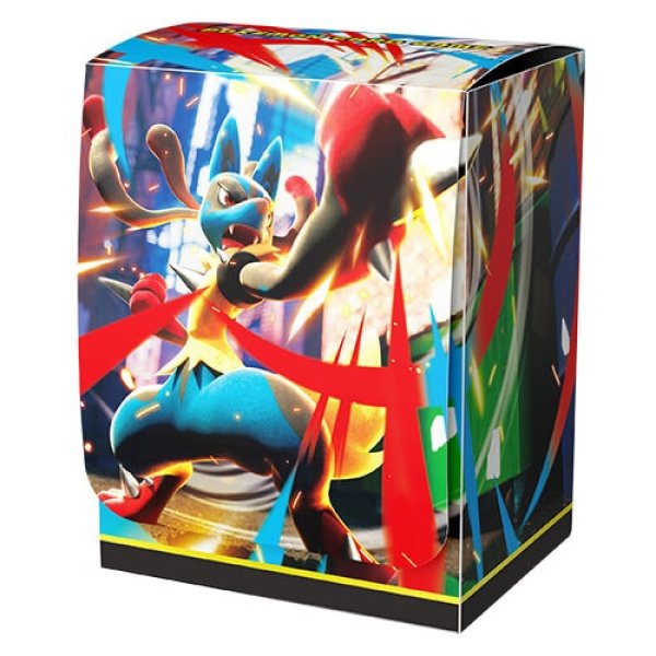 画像1:  【再販予約商品】  ポケモンカードゲーム デッキケース メガルカリオ 【25年12月下旬再販】 (1)