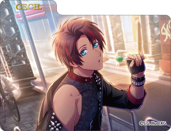 画像3:  【予約商品】  うたの☆プリンスさまっ♪ Shining Live　ホロマルチケース「愛島セシル」 【26年4月23日発売】    (3)