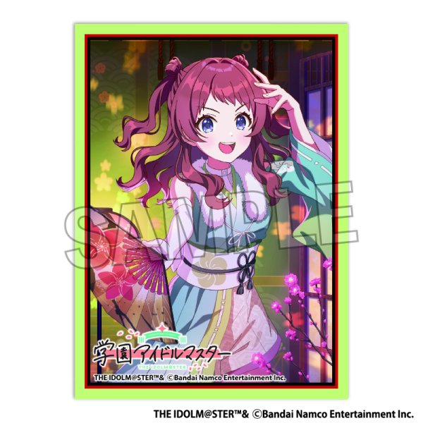 画像1:  【予約商品】  PROOF 学園アイドルマスター イラストスリーブMAT Fighting My Way '25ひな祭り 花海咲季（80枚入り） 【26年3月発売】 (1)